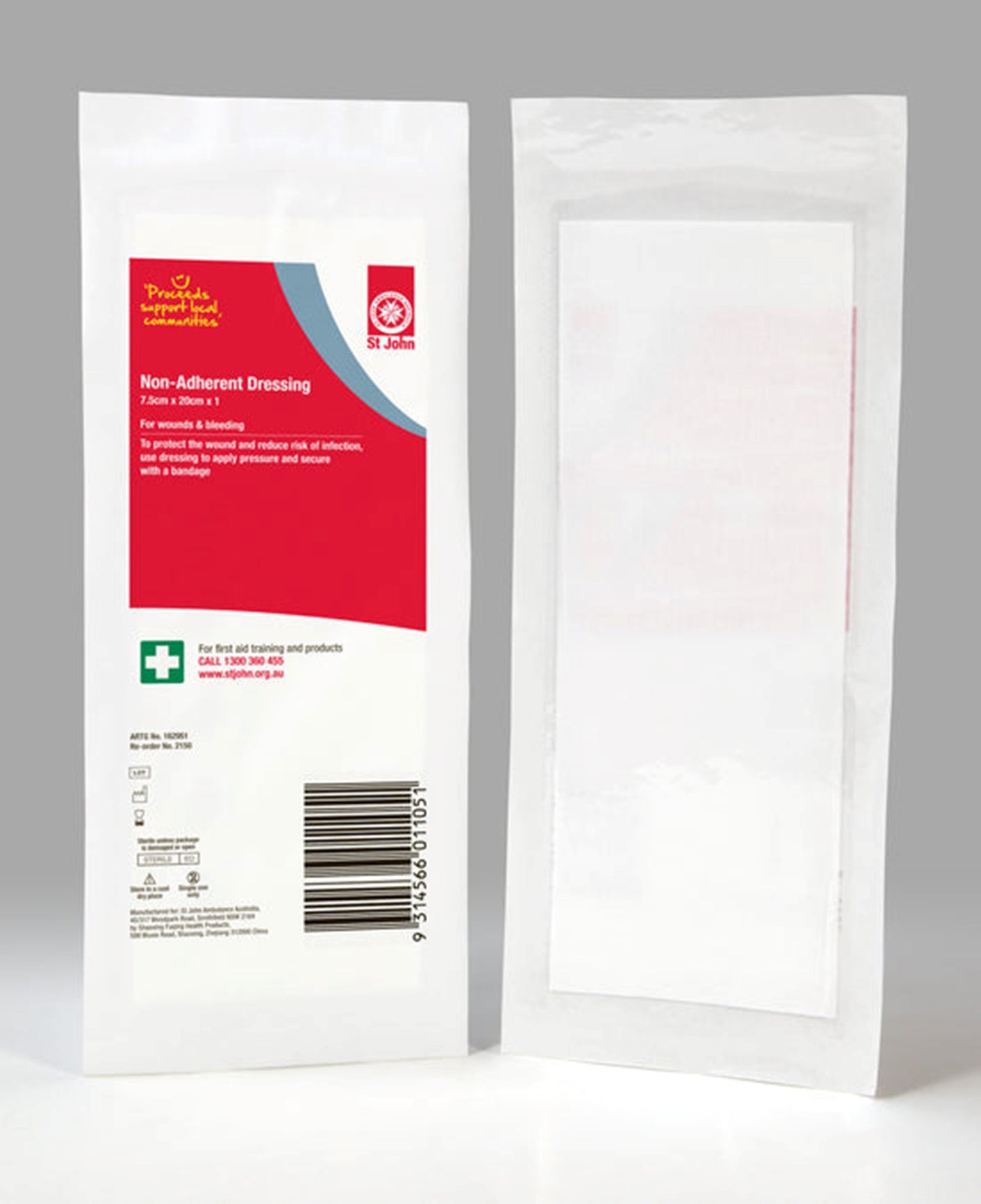 Non-adherent Dressing - 7.5cm x 20cm