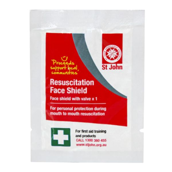 Resuscitation Face Shield With Valve