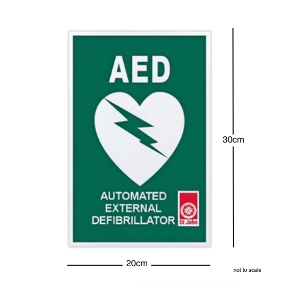 First Aid Signage for AED