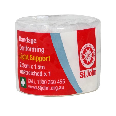 Conforming Elastic Gauze Bandage- 2.5cm x 1.5m