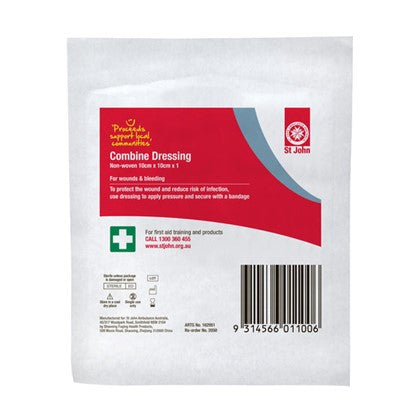 Combine Dressing Pad - 10 x 10cm