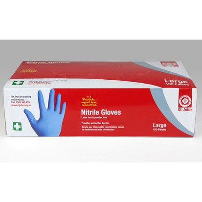 Nitrile Gloves Large - 100 Pack