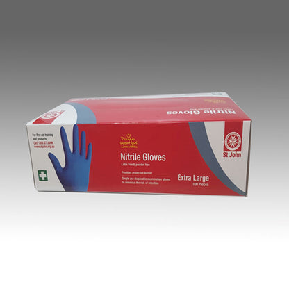 Nitrile Gloves X-Large - 100 Pack