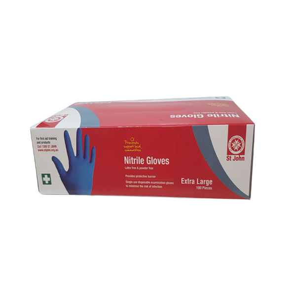 Nitrile Gloves X-Large - 100 Pack