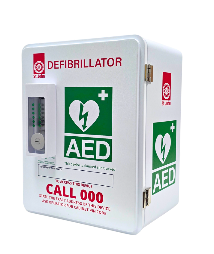 Defibrillator Cabinet - Outdoor with Keypad Lock – St John Ambulance ...