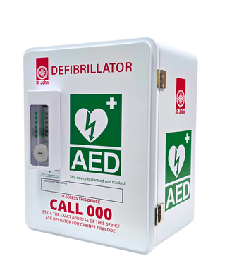 Defibrillator Cabinet - Outdoor with Keypad Lock