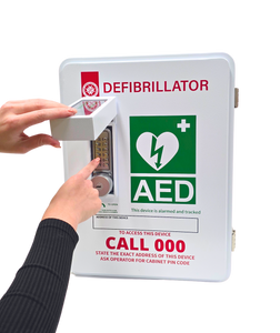 Defibrillator Cabinet - Outdoor with Keypad Lock