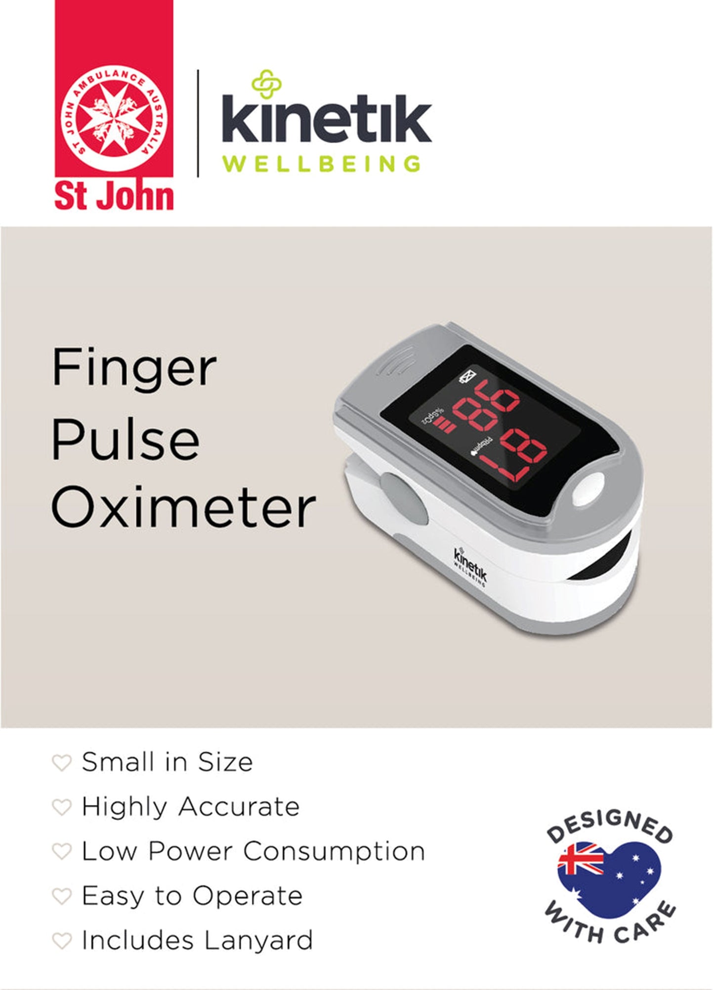 Pulse Oximeter St John Brand