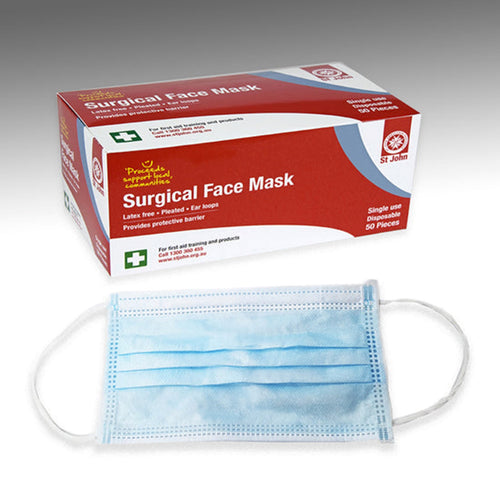 Surgical Face Mask - 50 Pack