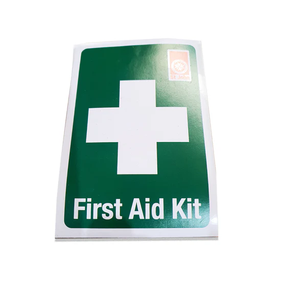 First Aid Kit Sticker for Car – St John Ambulance Victoria