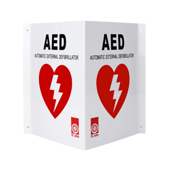 First Aid Signage for AED 90 Degree