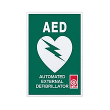 Load image into Gallery viewer, First Aid Signage for AED