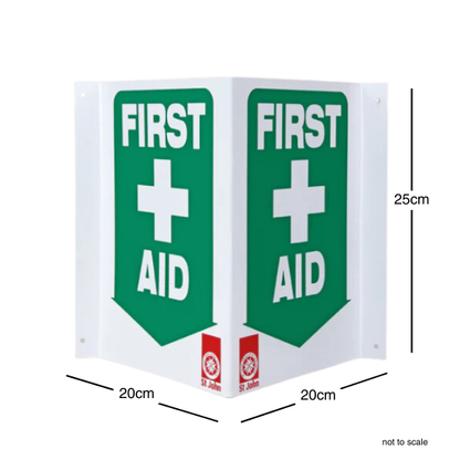 First Aid Signage 90 Degree