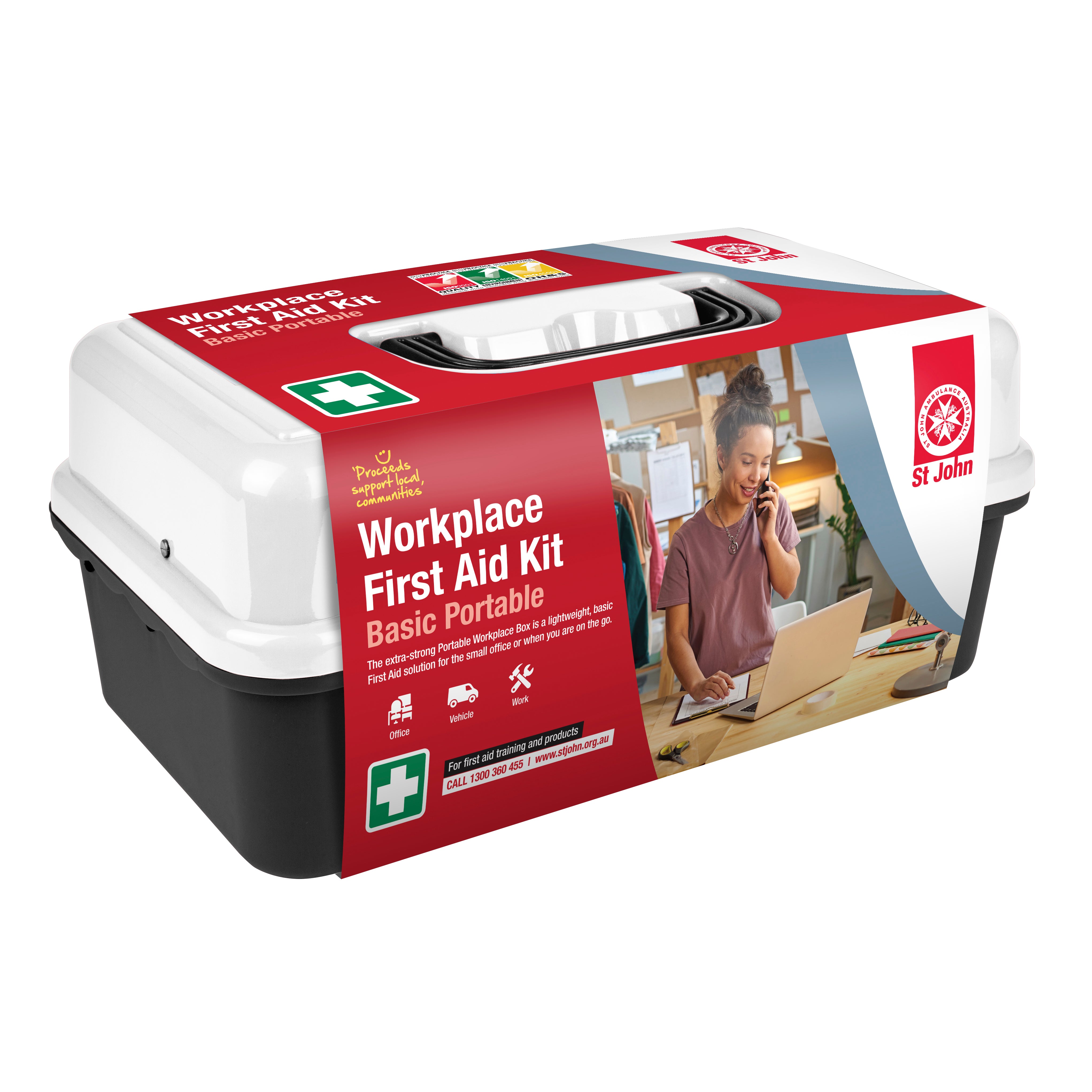 Workplace First Aid Kit Portable – St John Ambulance Victoria