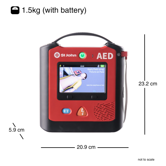 St John X3 Defibrillator