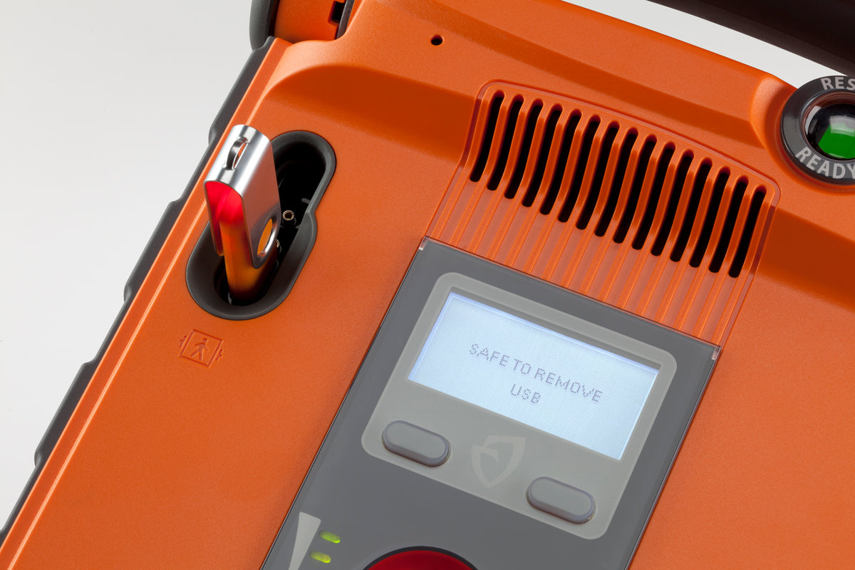 St John G5 iCPR Fully Automatic Defibrillator Bundle with Cabinet
