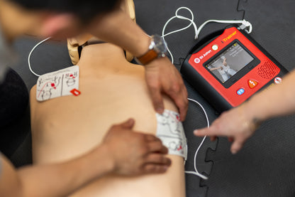 St John X3 Semi-Automatic Defibrillator Bundle with Outdoor Cabinet