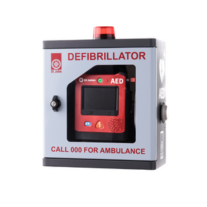 St John X3 Semi-Automatic Defibrillator Bundle with Outdoor Cabinet